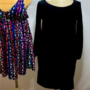 EUC - Unbranded Black Sweatshirt Dress Size Medium